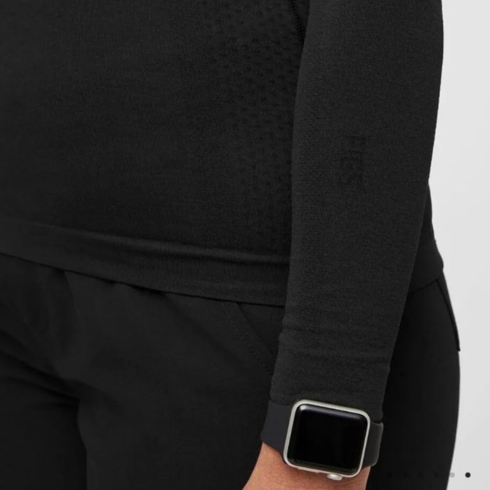 Figs Black Sweatshirt for Women